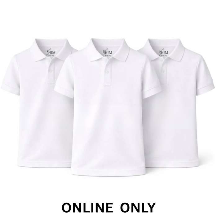Unisex Short-Sleeve Polycotton School Polo – Online Only