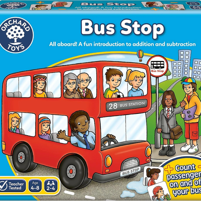 Orchard Toys Bus Stop Maths Game – Ages 4+