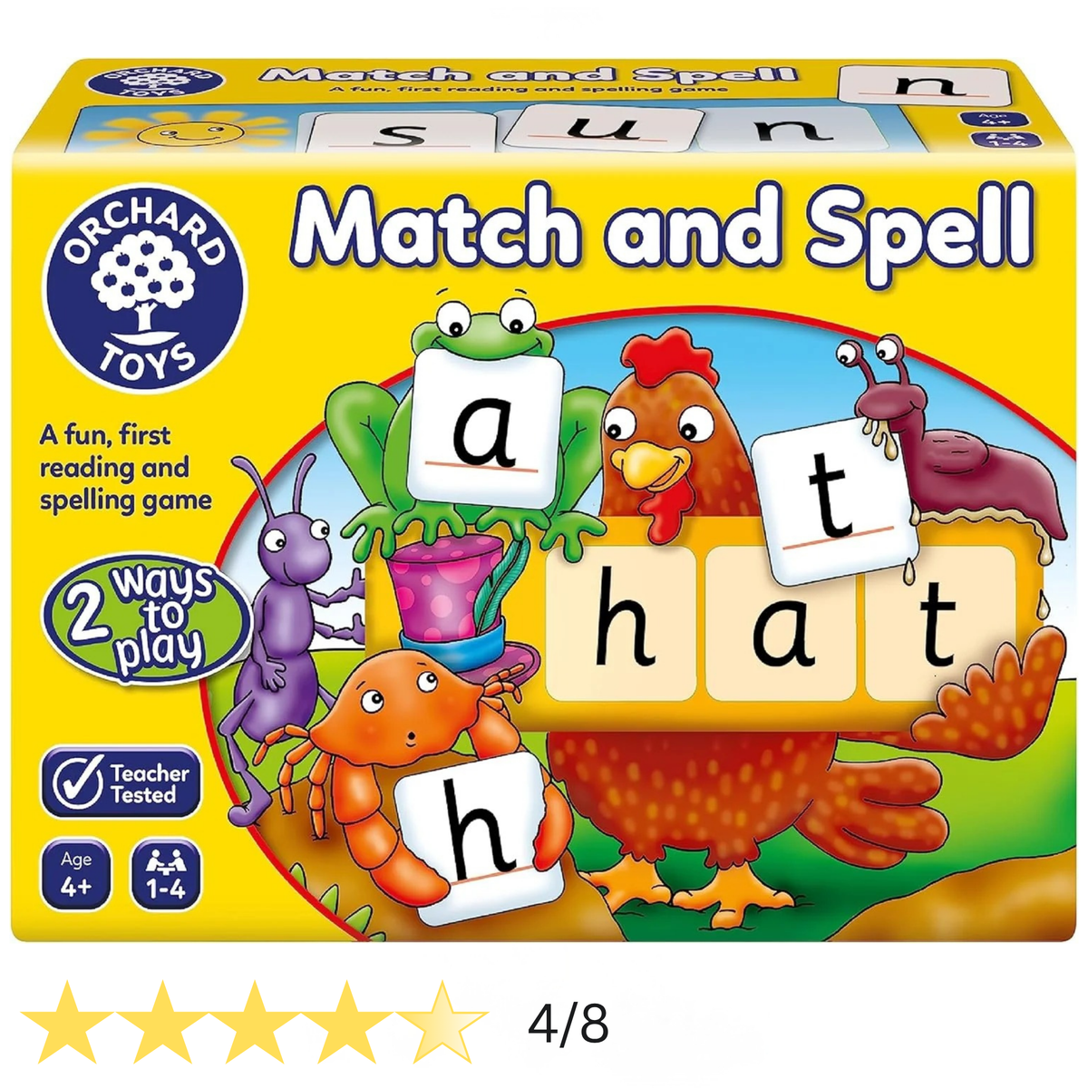 Orchard Toys Match and Spell Game – Ages 4+