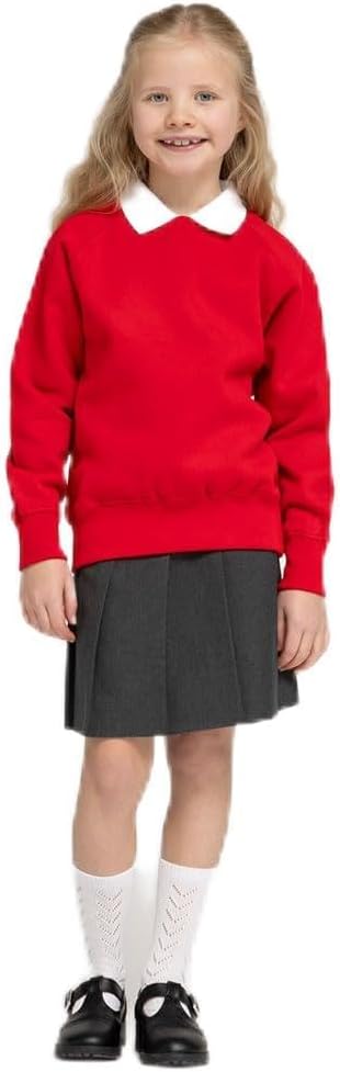 ZECO Unisex Kids School Sweatshirt Round Neck