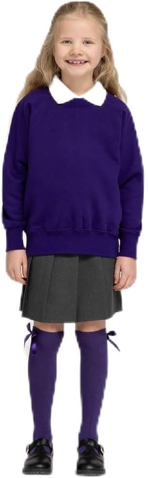 ZECO Unisex Kids School Sweatshirt Round Neck