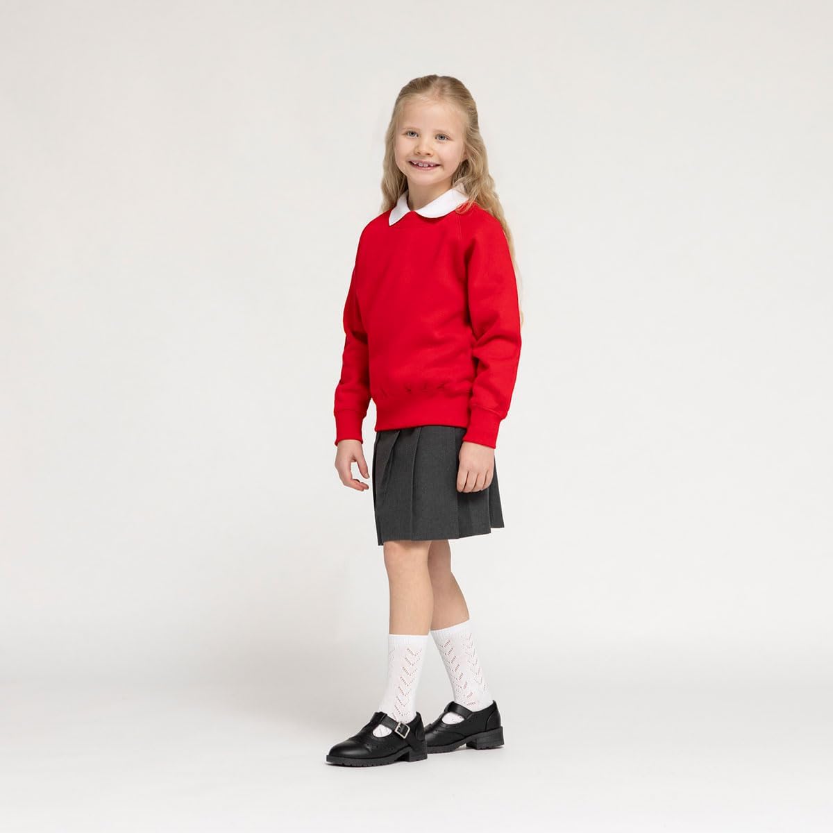 ZECO Unisex Kids School Sweatshirt Round Neck