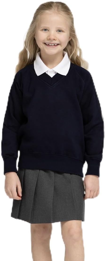 ZECO Unisex Kids School Sweatshirt Round Neck