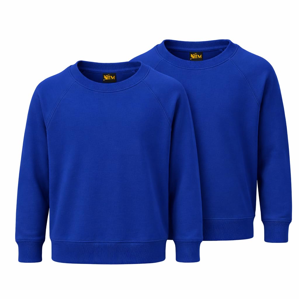 Fleece Sweatshirt Unisex Knitted Sweater Jumper Full Sleeve Kids Boys Girls Children Top Crew Neck Outdoor Activewear