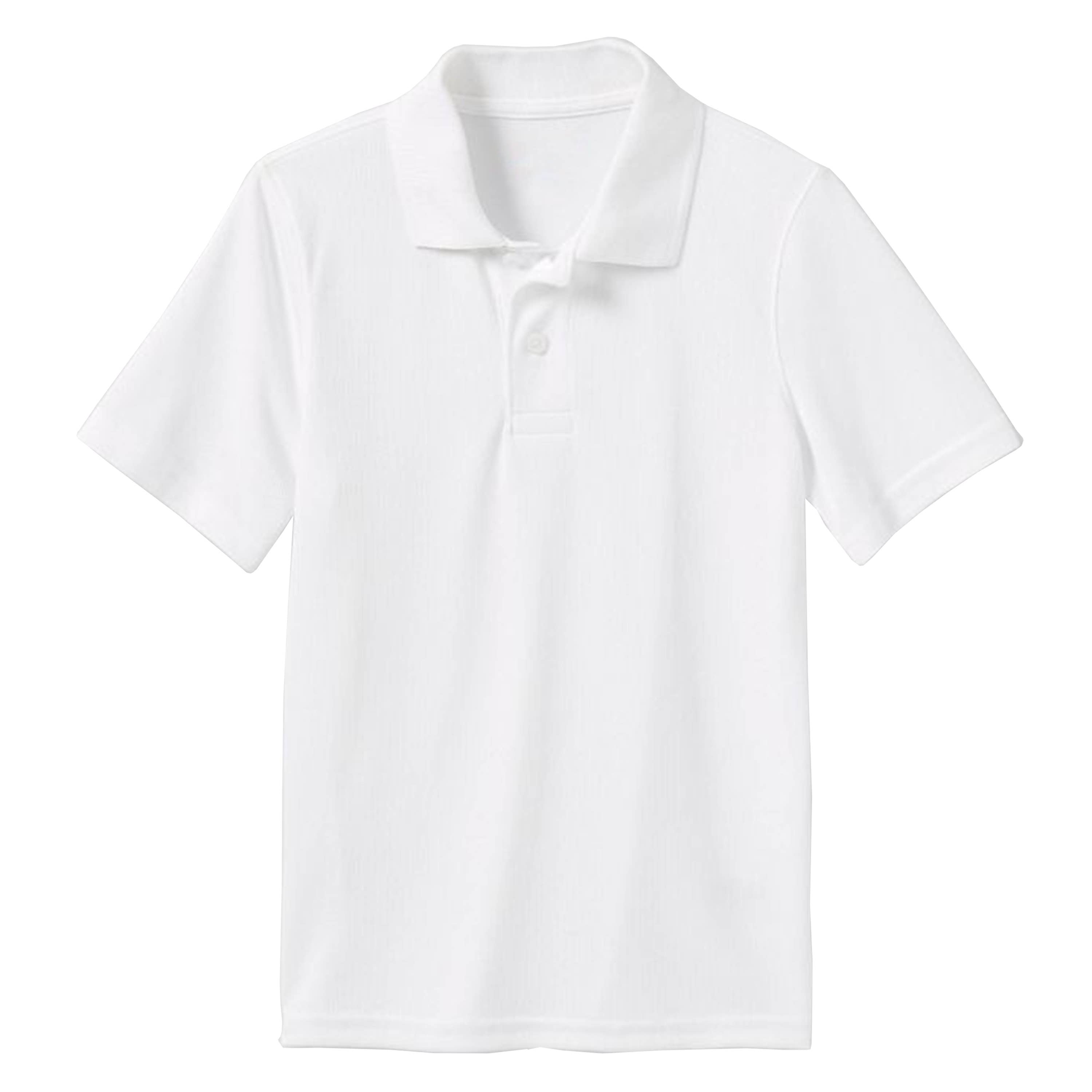 Boy's Moisture Wicking Short Sleeve Polo Shirt ( Sizes 4-20)