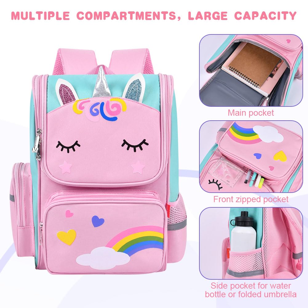 ONLINE ONLY-Backpack, Cute Unicorn School Bags-