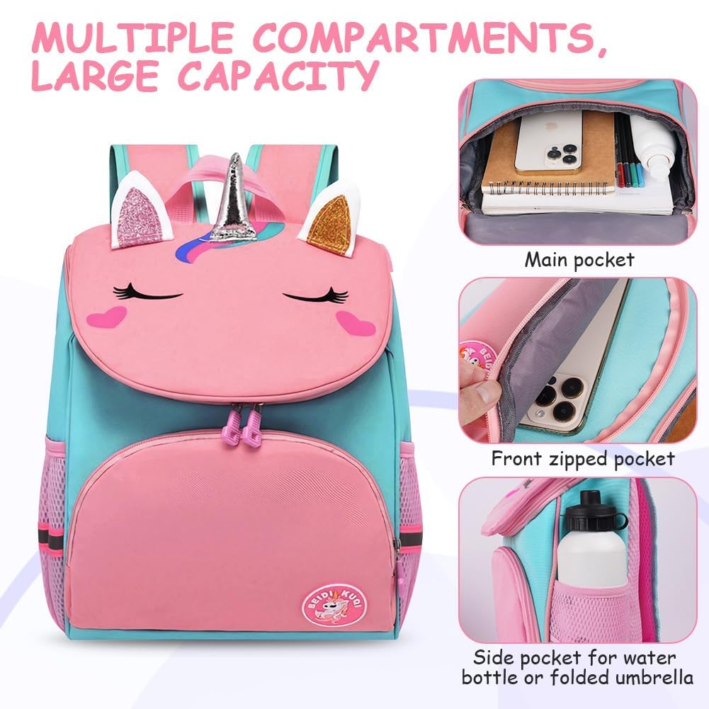 ONLINE ONLY-Backpack, Cute Unicorn School Bags-