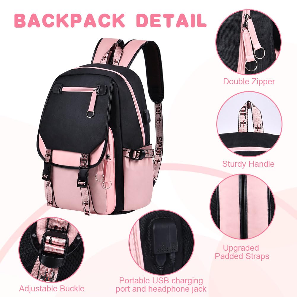 ONLINE ONLY-Backpack, Cute Unicorn School Bags-