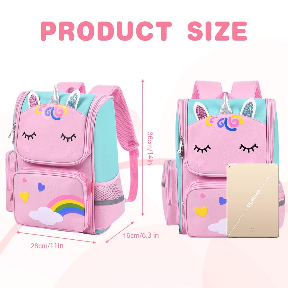 ONLINE ONLY-Backpack, Cute Unicorn School Bags-