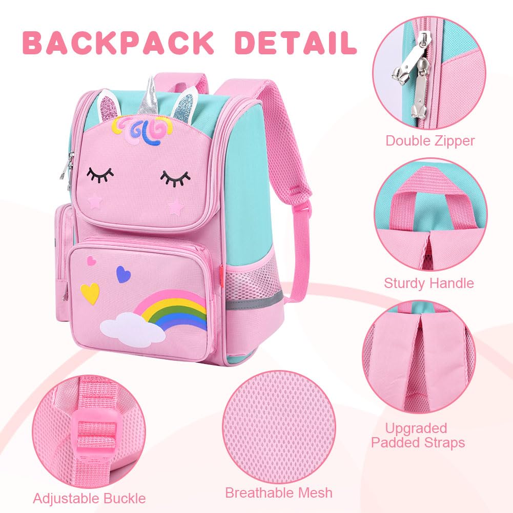 ONLINE ONLY-Backpack, Cute Unicorn School Bags-