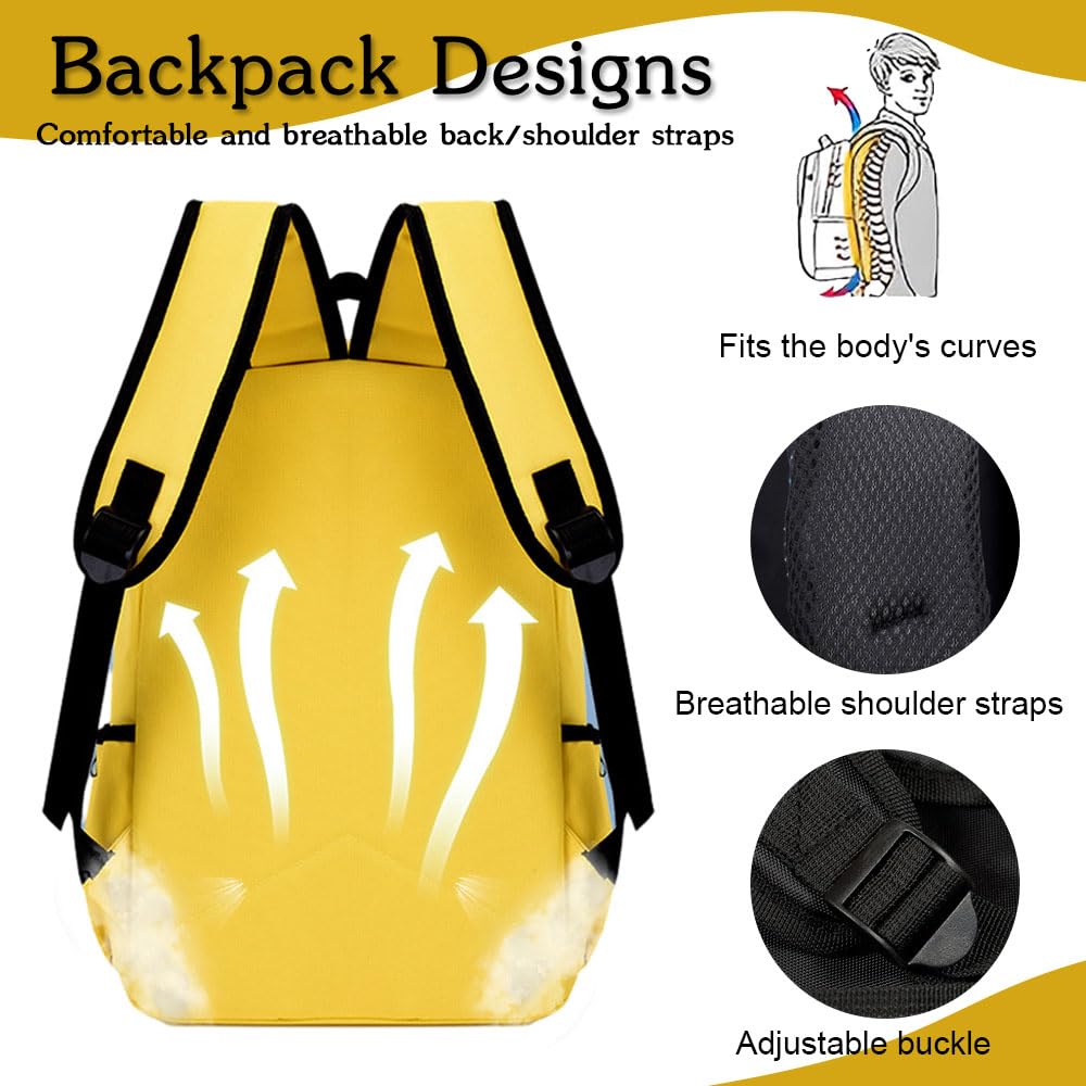 ONLINE ONLY Kids Backpack,3D Football Print School Bags