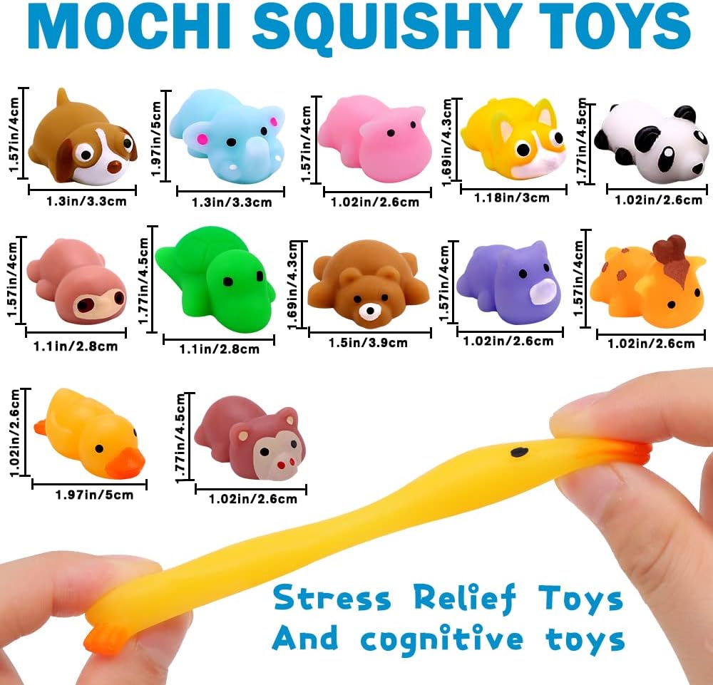 ONLINE ONLY DTYDECLE 18 mochi squishy toys-