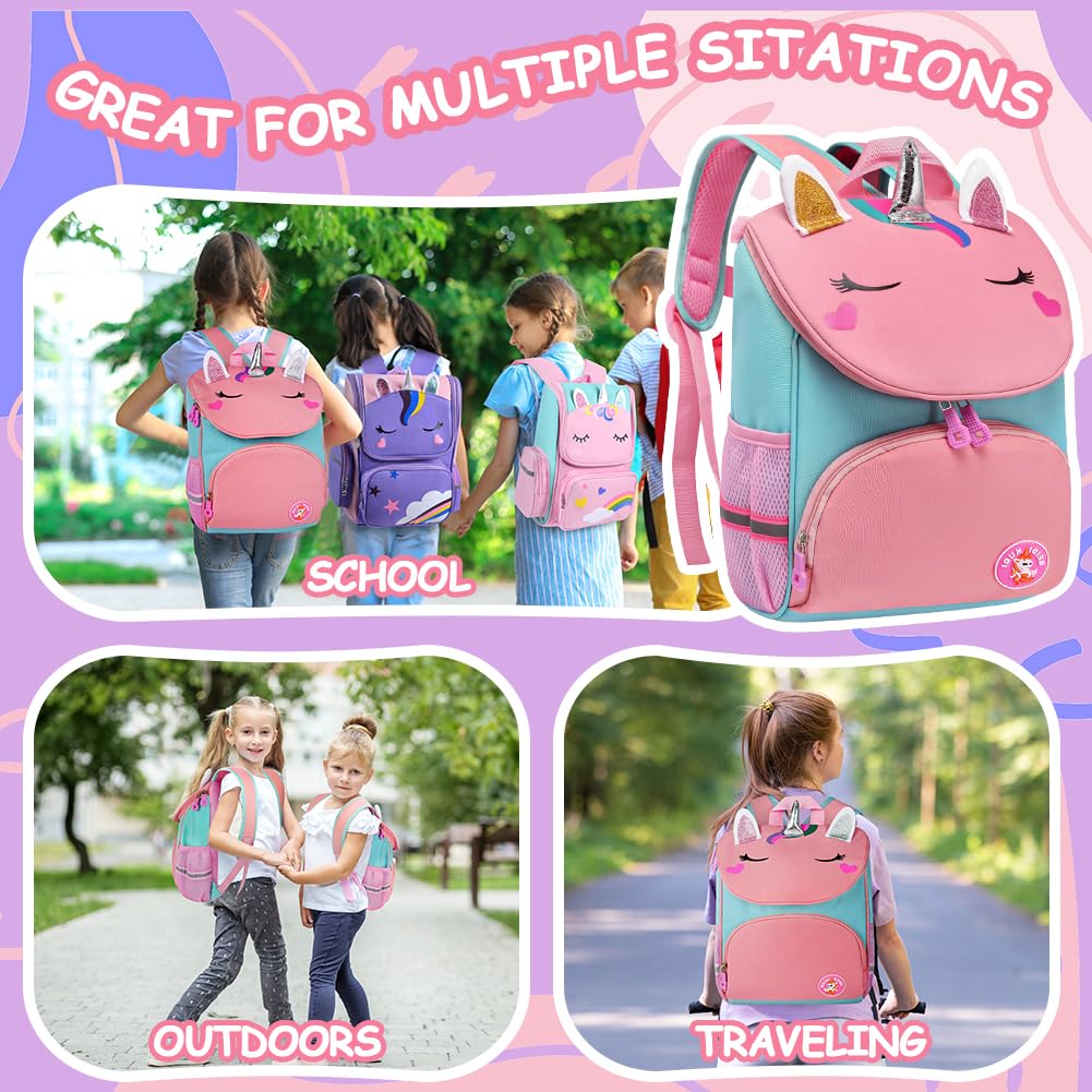 ONLINE ONLY-Backpack, Cute Unicorn School Bags-