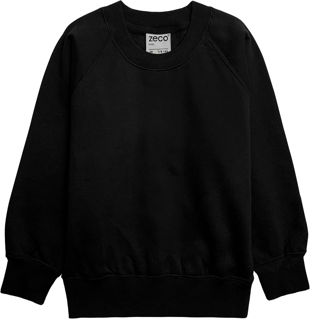 ZECO Unisex Kids School Sweatshirt Round Neck