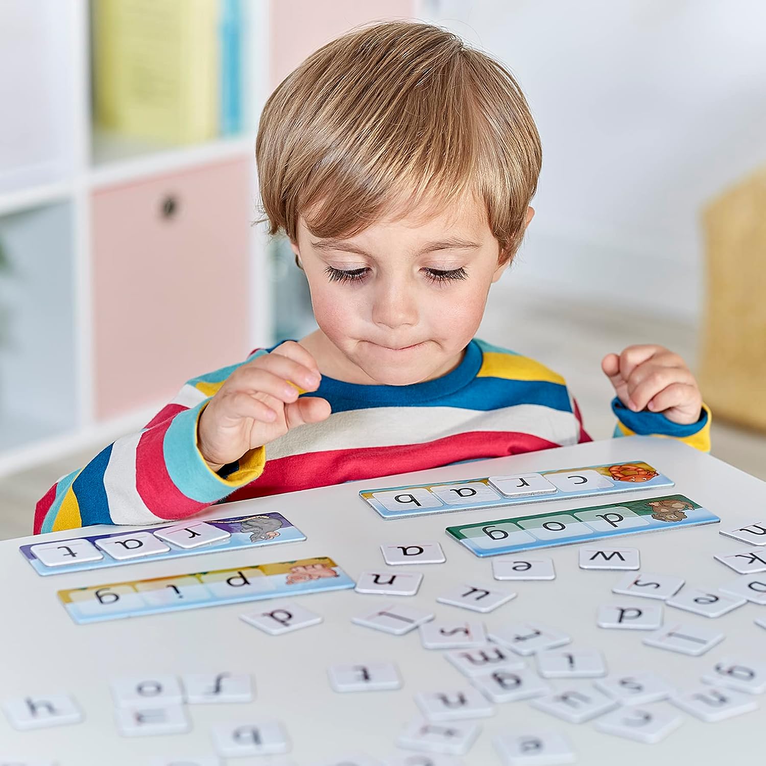 Orchard Toys Match and Spell Game - Kids Learning & Educational Toys with Sight Words & Flash Cards - Alphabet & Spelling Games for 4 Year Olds and Up - Word Building & Phonics Games