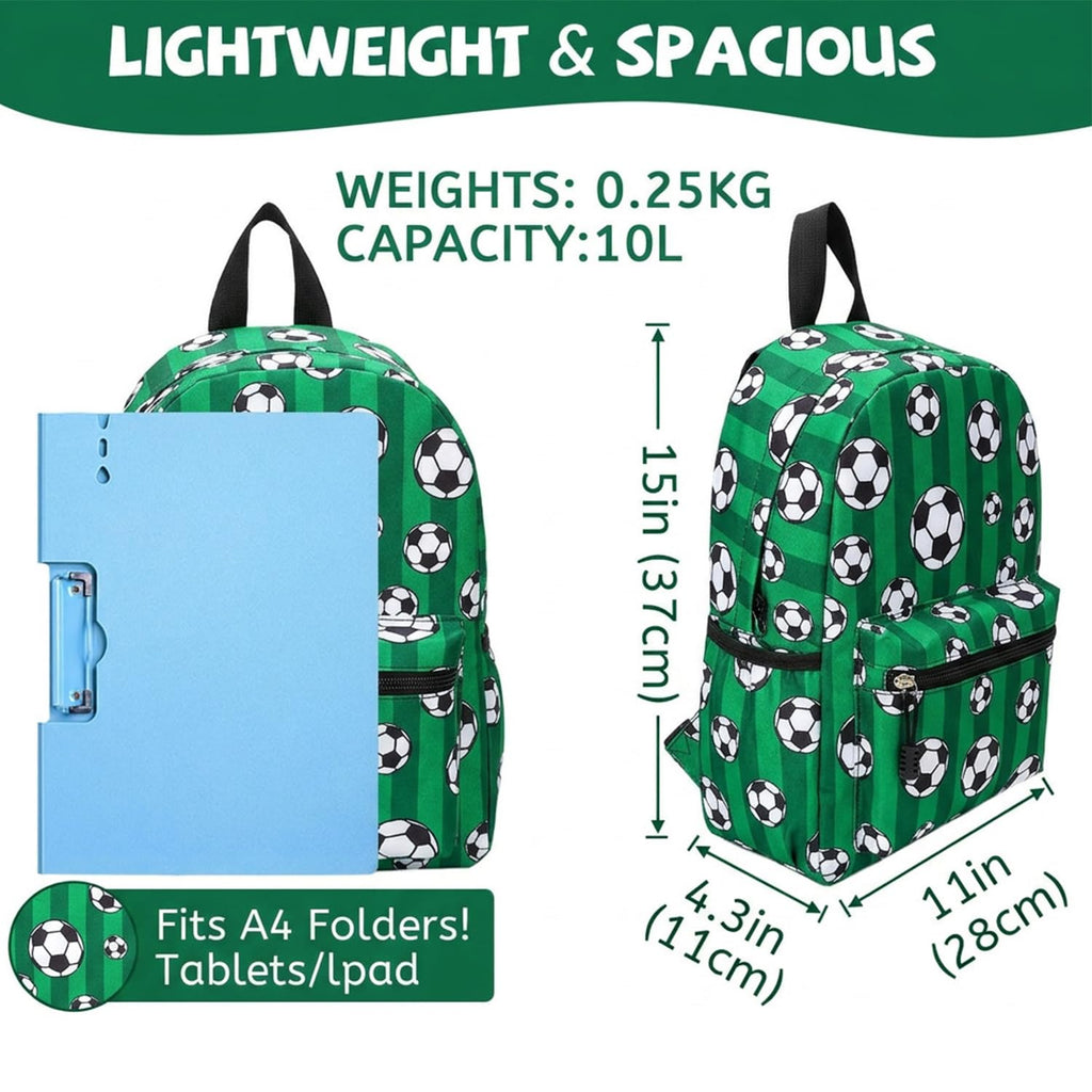 ONLINE ONLY Kids Backpack,3D Football Print School Bags