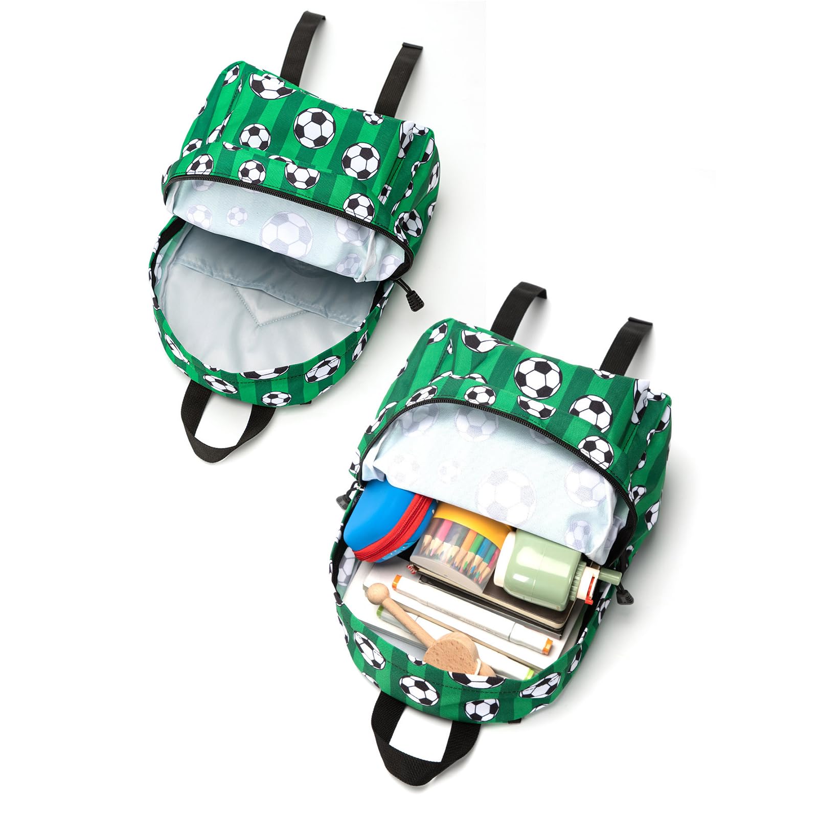 ONLINE ONLY Kids Backpack,3D Football Print School Bags