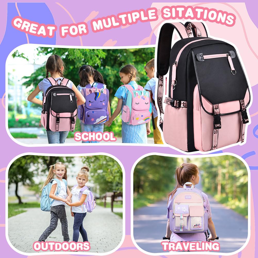 ONLINE ONLY-Backpack, Cute Unicorn School Bags-