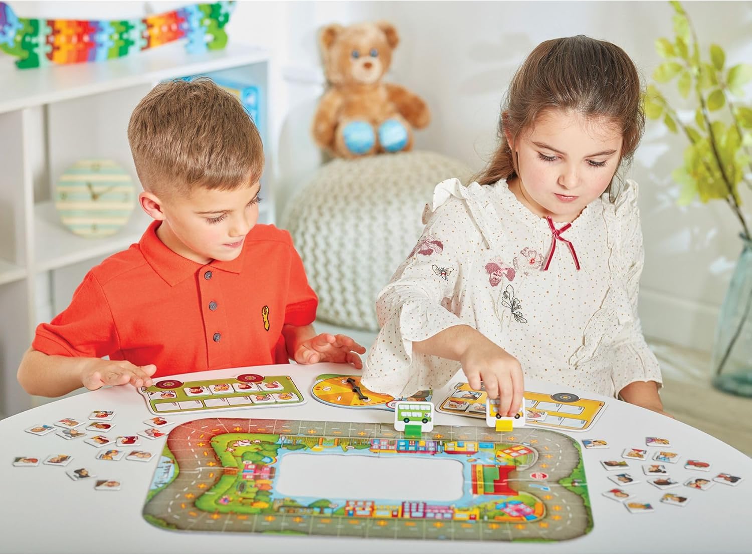 Orchard Toys Bus Stop Game, Educational Addition and Subtraction Maths Game, Teacher Tested, Perfect for Children Aged 4+, Educational Toy Game