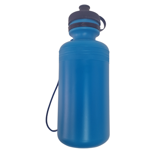 Blue Water Bottle with Pink Lid – Lightweight Kids Drink Bottle – School & Sports accessories