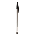 Black Ballpoint Pen – Clear Barrel – Smooth Writing – School & Office Stationery