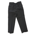 Boys Black Uniform Trousers – Smart School Style - Long leg - Elasticated waist