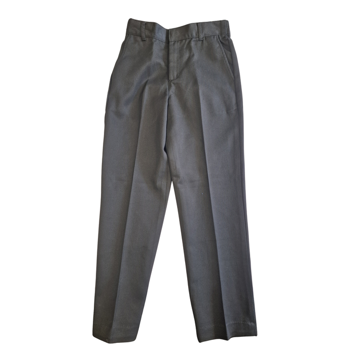 Boys Black Uniform Trousers – Plus Fit – Age 10–11 Years