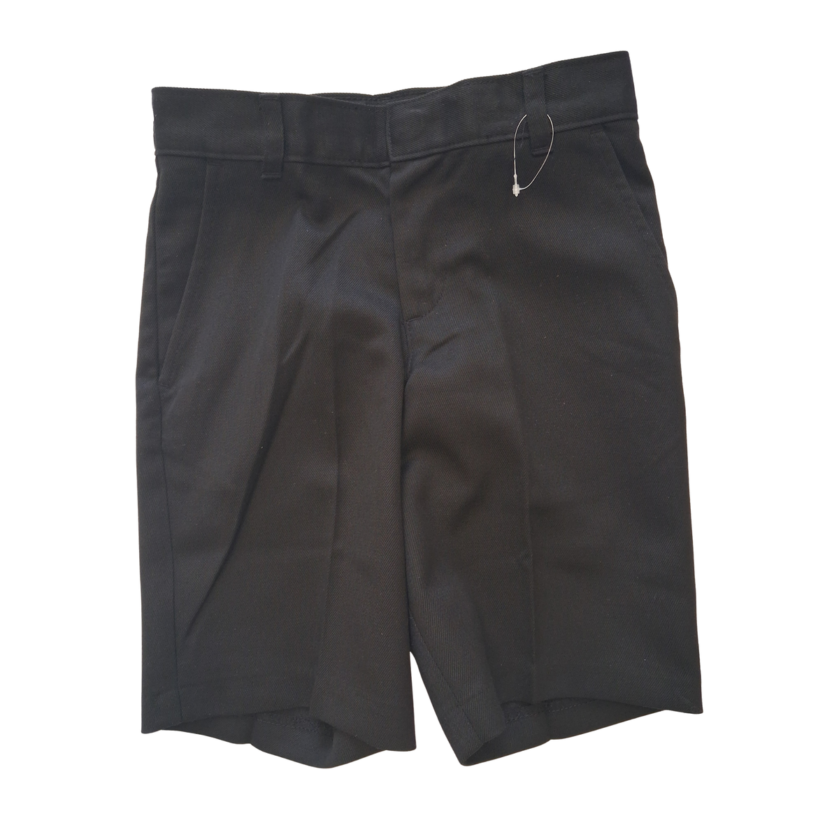 Boys Black Uniform Shorts – Adjustable Waist
