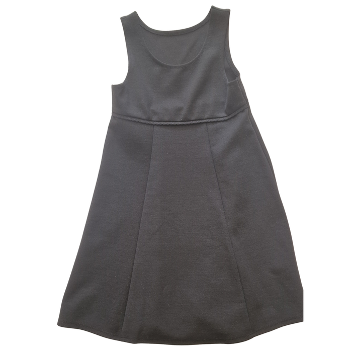 Girls Black Sleeveless Dress – Classic A-Line – Age 3–4 Years