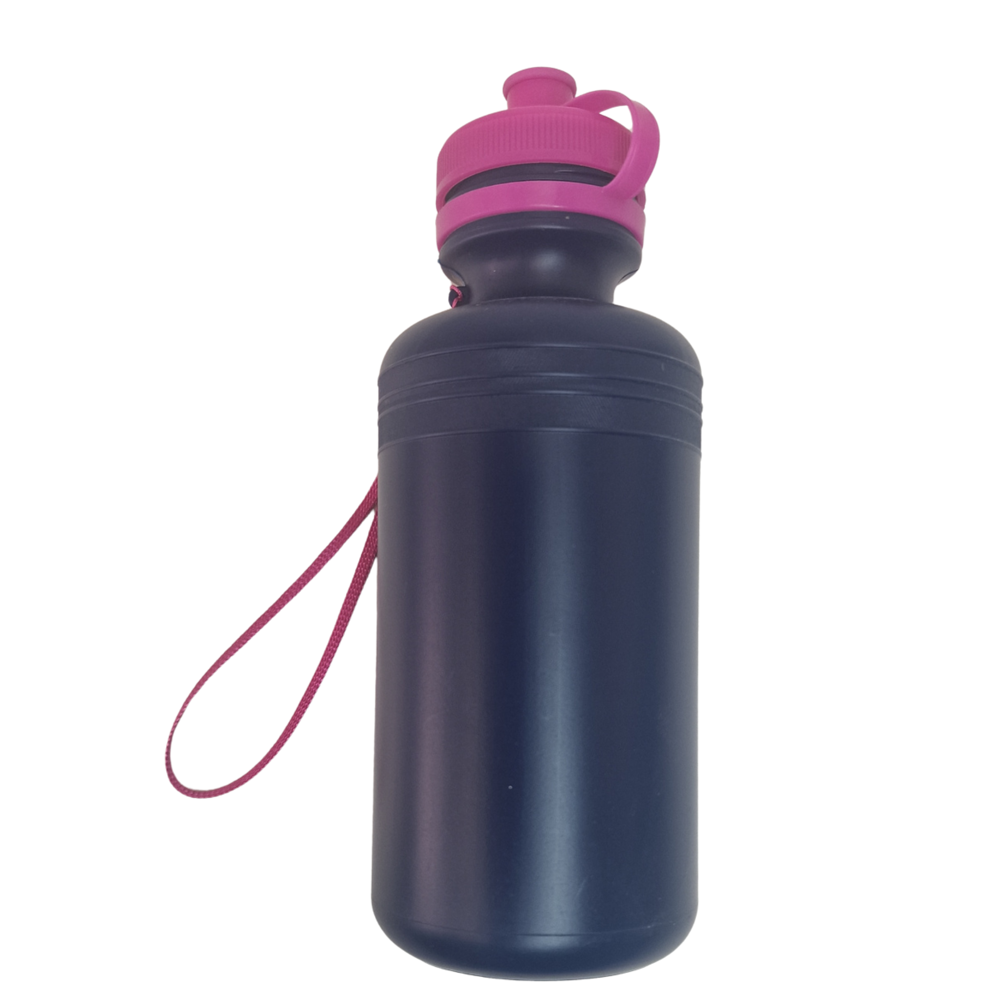Blue Water Bottle with Pink Lid – Lightweight Kids Drink Bottle – School & Sports accessories