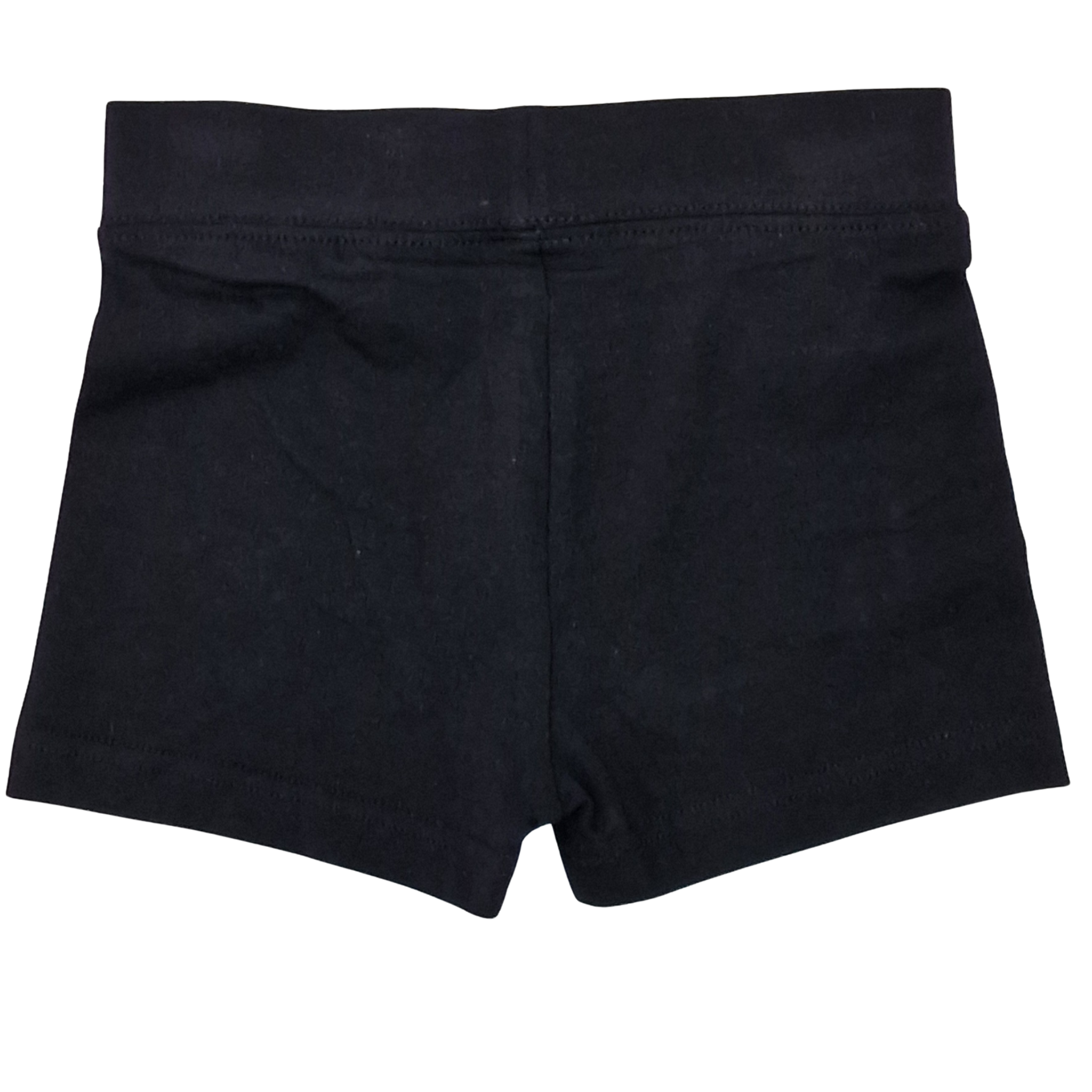 Girls Black Cycling Shorts – Thick Waistband – Age 9-10 Years - PE Kit