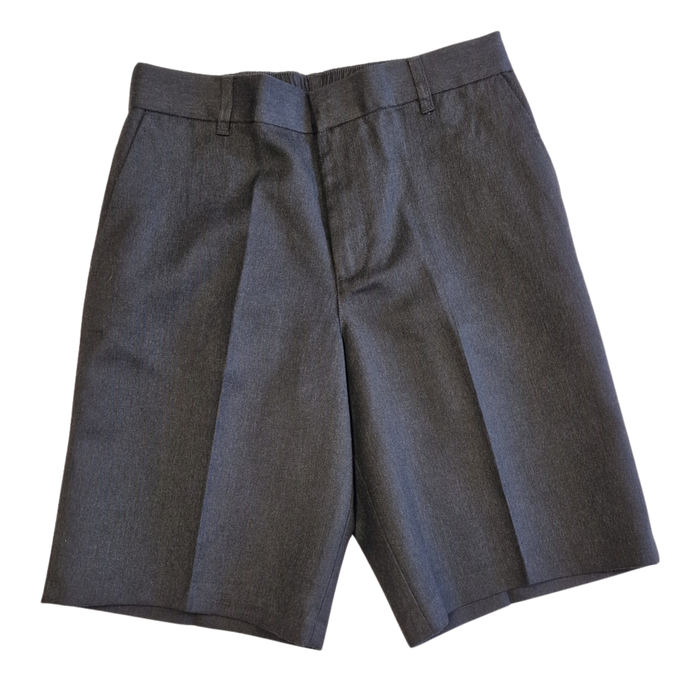 Boys Grey Uniform Shorts – Tailored – Age 13–14 Years