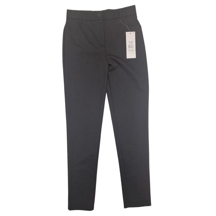 Girls Black Skinny-Fit Stretch Trousers