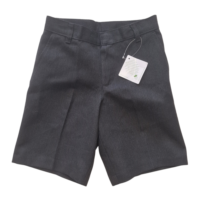 Boys Dark Grey School Shorts – Smart Tailored Style – Adjustable