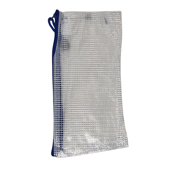 Clear Pencil Case – Blue Zip