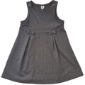 Girls Grey School Pinafore Dress Sleeveless Uniform – Age 3–4 Years