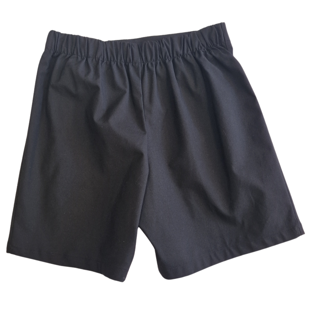 Girls Black Pleated Shorts – Smart Style – Age 11–12 Years-uniform