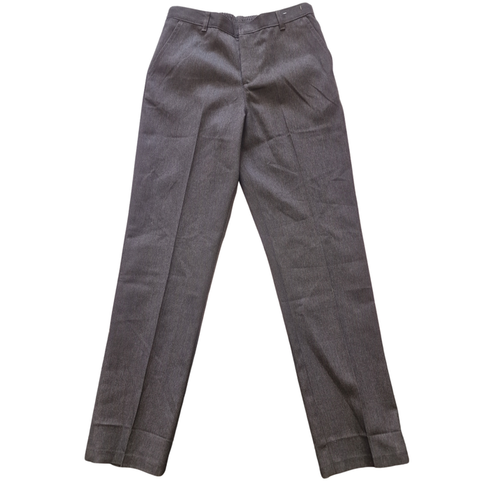 Boys Dark Grey Uniform Trousers – Regular Leg